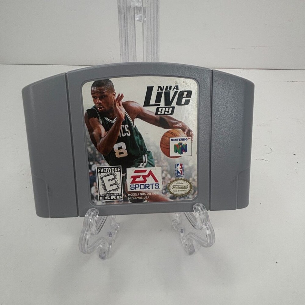NBA Live 99 N64 (Nintendo 64, EA Sports Basketball) Cartridge Only